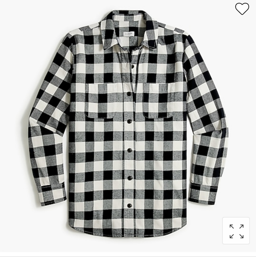 🖤J Crew Factory🖤Flannel shirt jacket